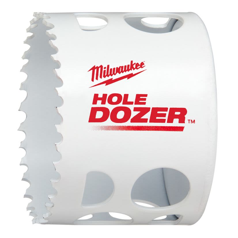Milwaukee HOLE DOZER Ice Hardened 49-56-0147 Hole Saw, 2-1/2 in Dia, 1-5/8 in D Cutting, Bi-Metal/8% Cobalt Cutting Edge